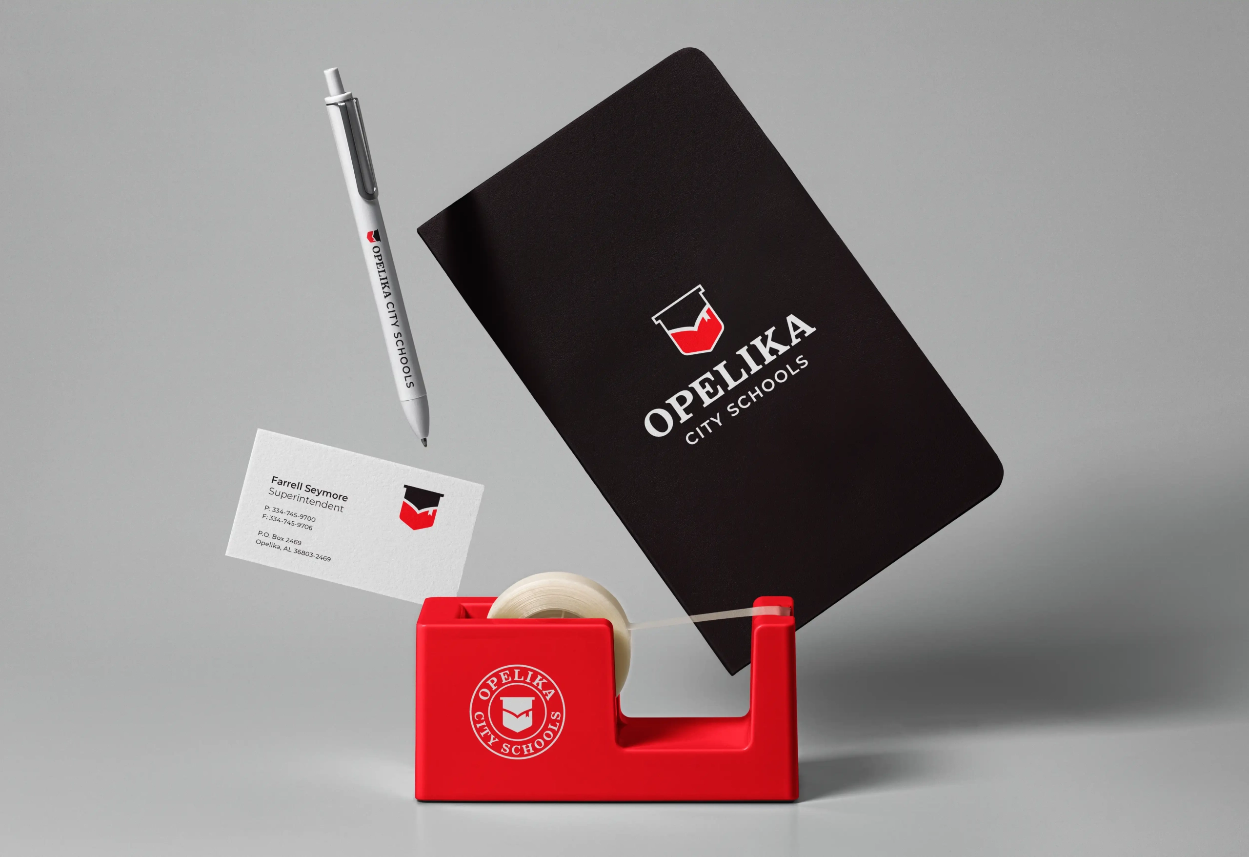 Opelika City Schools Alabama new logo branding video collateral