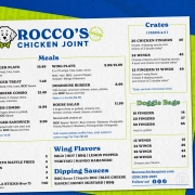 roccos chicken joint here molly girl marketing firm auburn alabama opelika logo branding social media website development