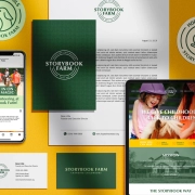 storybook farm nonprofit here molly girl marketing firm auburn alabama opelika logo branding social media website development