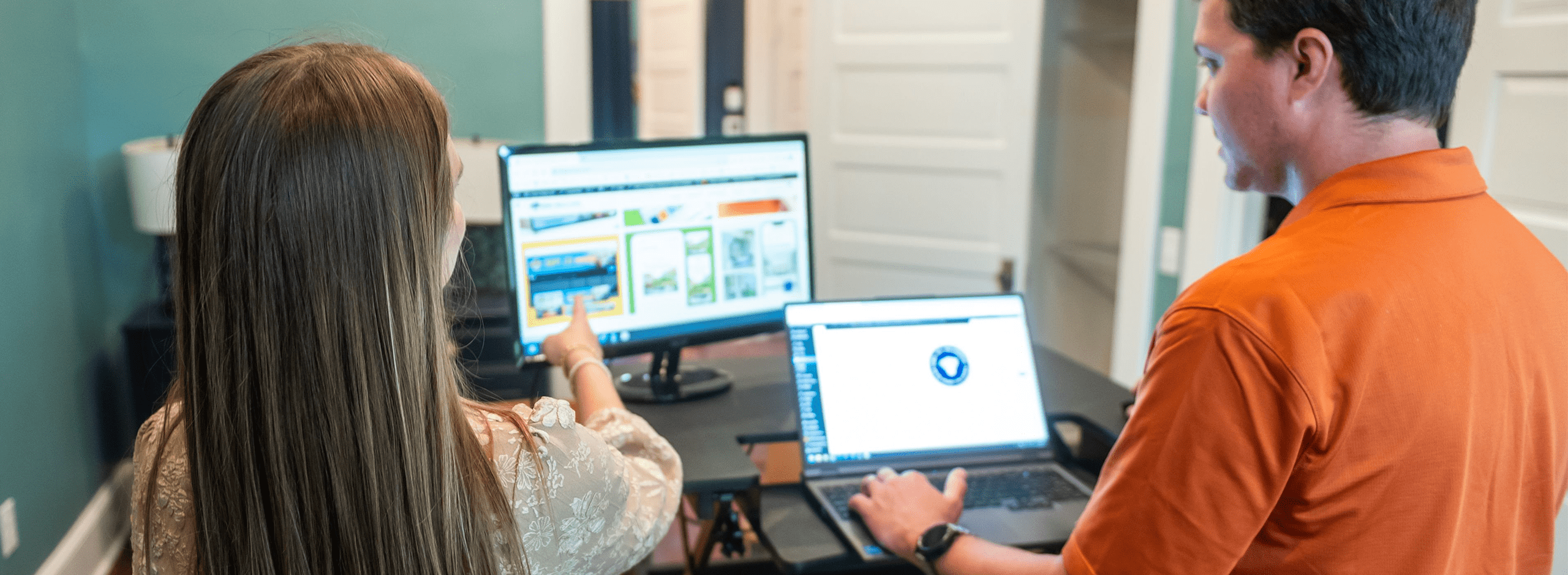 here molly girl marketing firm auburn alabama opelika logo branding social media website development