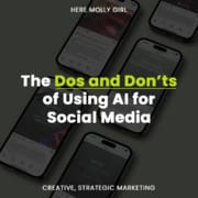 The Dos and Don’ts of using AI for Organic Social Media Management, a new blog post from Here Molly Girl