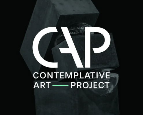 The new logo and branding suite for the Contemplative Art Project, designed by Here Molly Girl