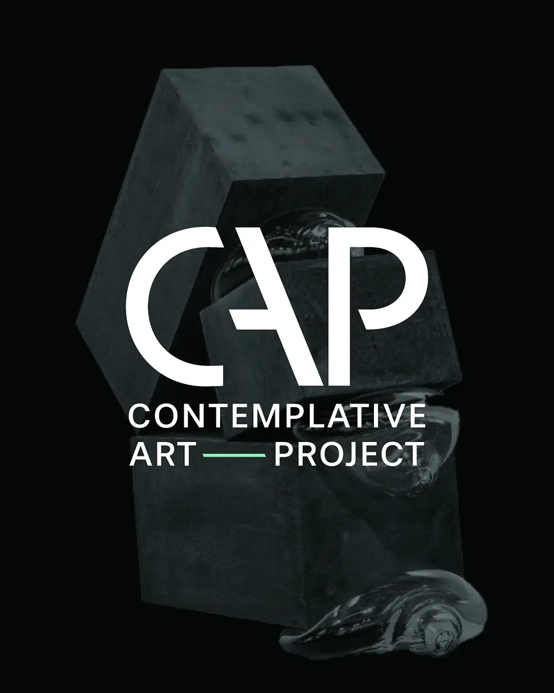 The new logo and branding suite for the Contemplative Art Project, designed by Here Molly Girl