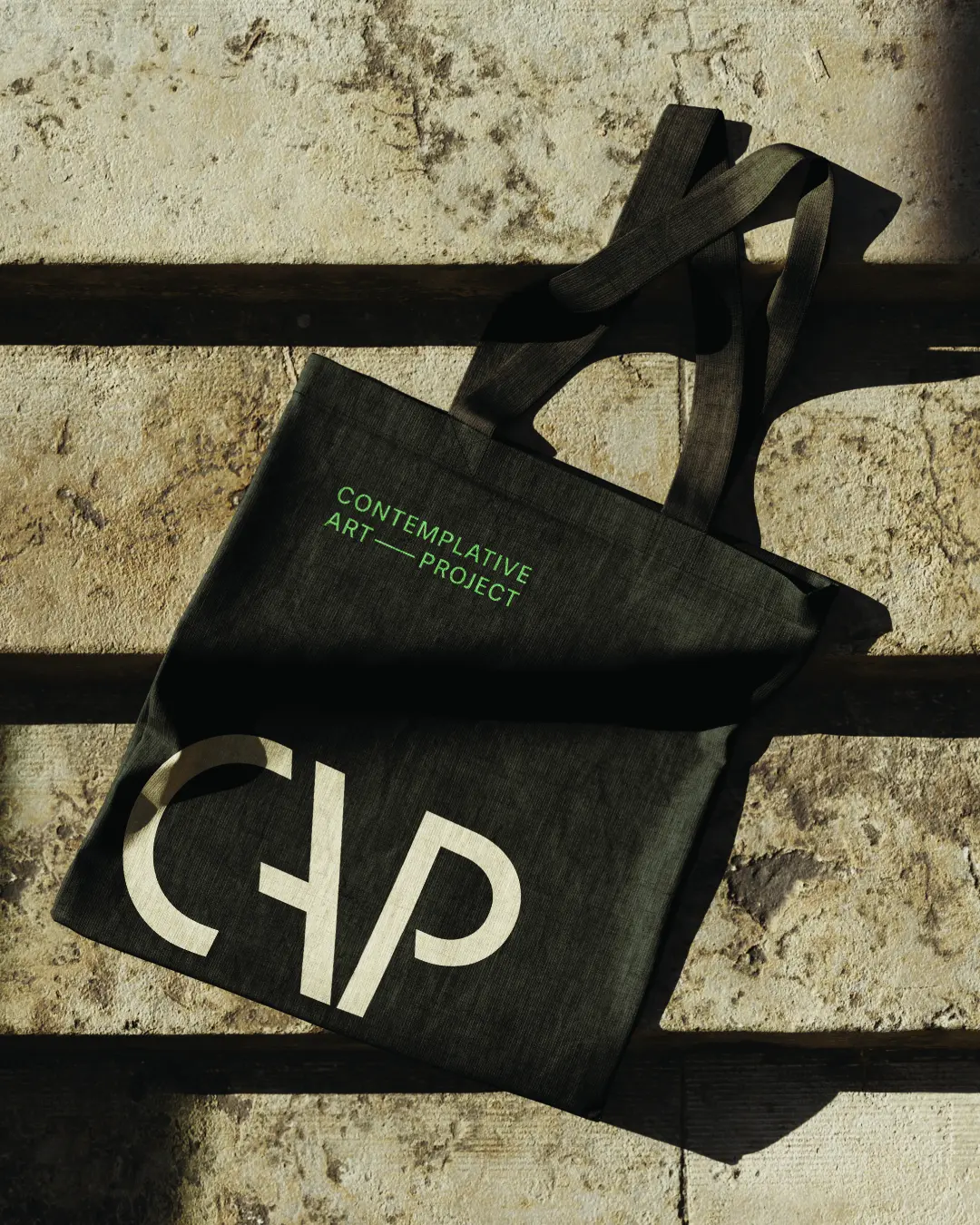 The new logo and branding suite for the Contemplative Art Project, designed by Here Molly Girl