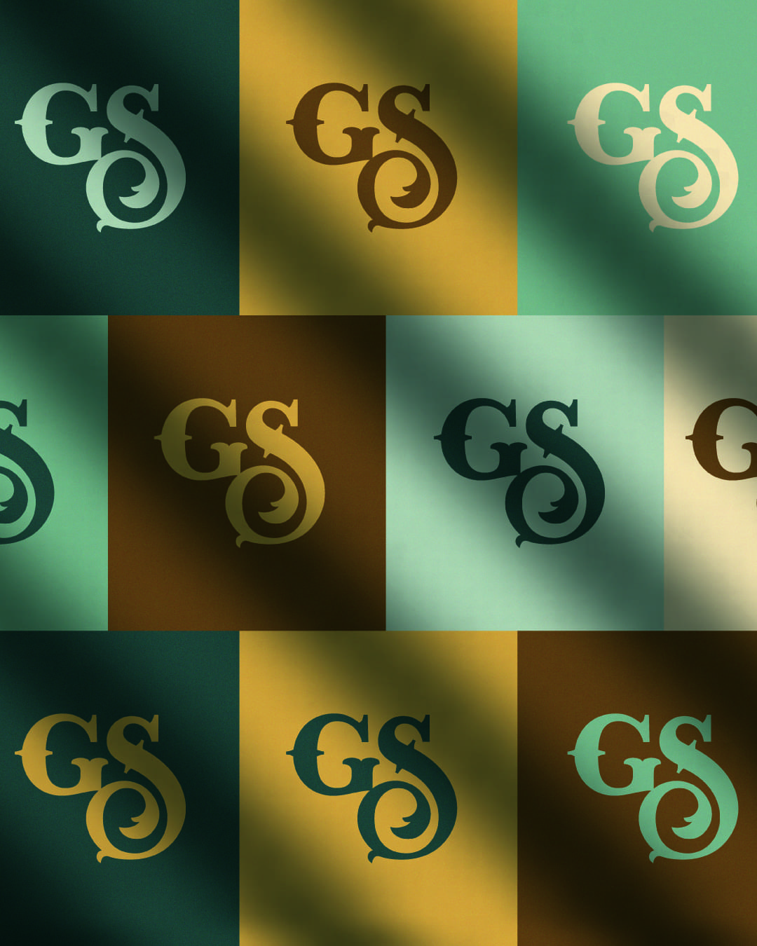 The new logo and branding suite for Gulf States Engraving and Sign Company, designed by Here Molly Girl