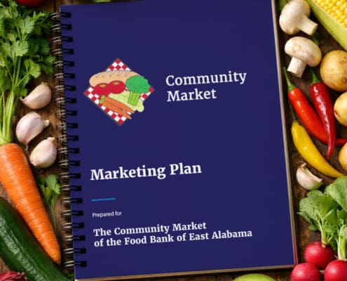 A marketing plan developed by Here Molly Girl for the Community Market of East Alabama.